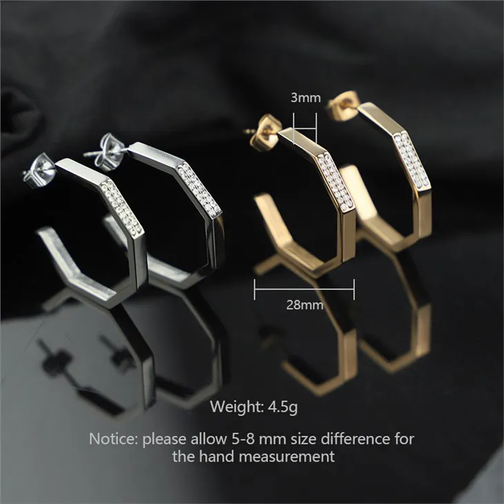 Cubic zirconia earrings 04
