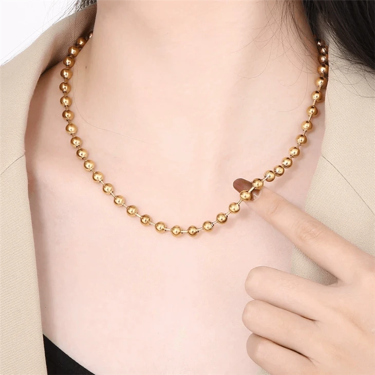 Stainless Steel Polished Ball Chain Necklace best
