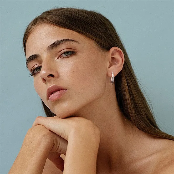 316L Stainless Steel PVD Diamond-Cut Polished Hoop Earrings high quality 316L Stainless Steel PVD Diamond-Cut Polished Hoop Earrings high quality
